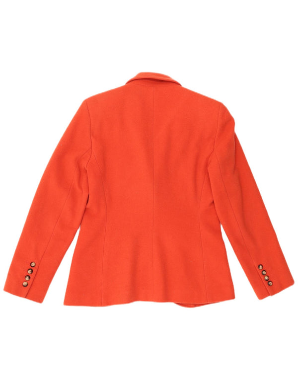 Jachetă pentru femei HARVE BENARD Blazer 1 Button US 6 Medium Orange Lână
