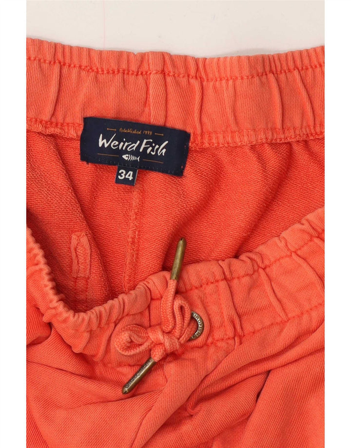 Pantaloni scurți sport pentru bărbați Weird Fish, portocaliu mare