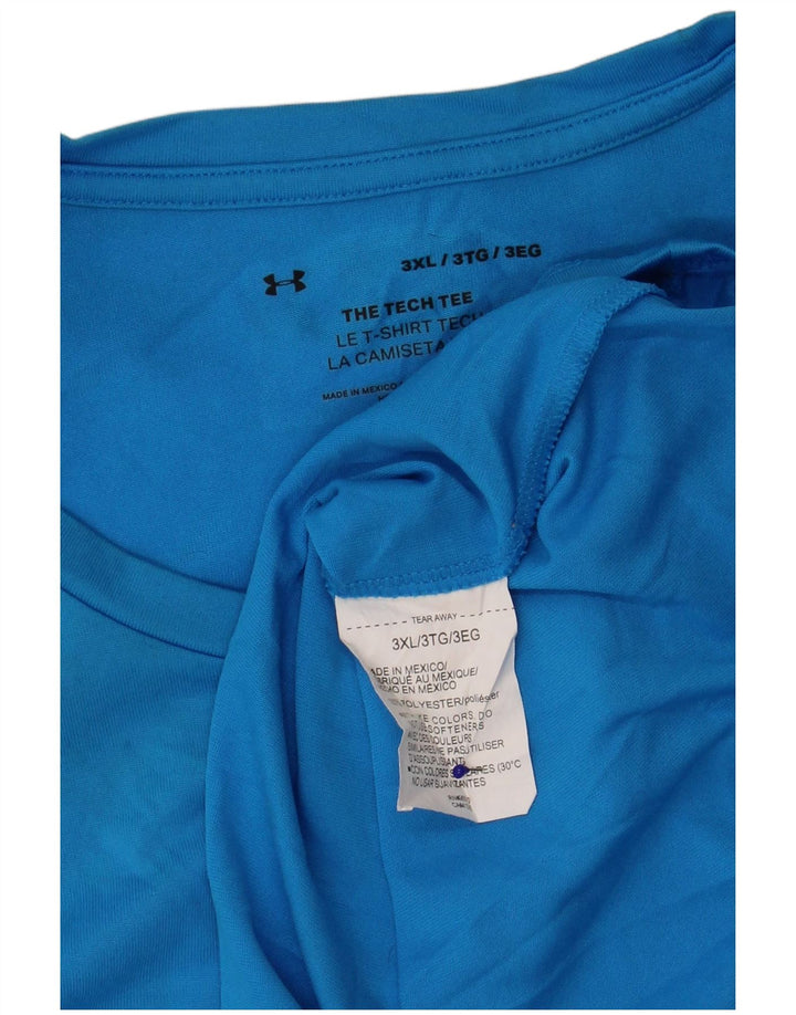 Tricou Under Armour pentru bărbați Top 3XL poliester albastru
