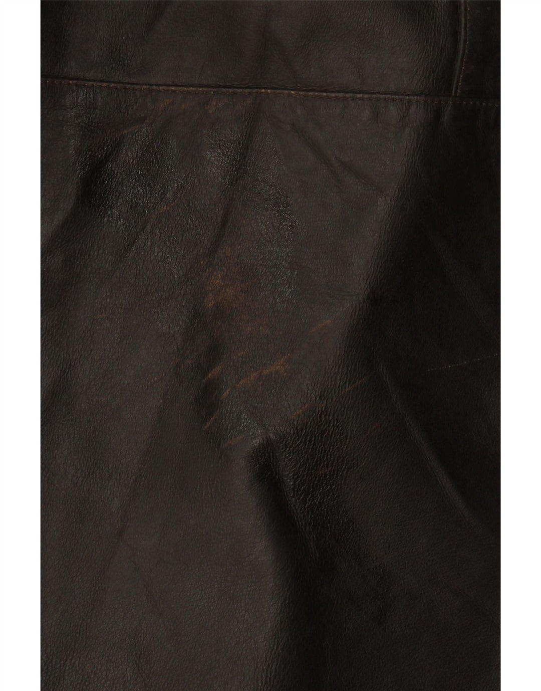 Palton de piele supradimensionat pentru femei Privilegi IT 50 XL din piele maro