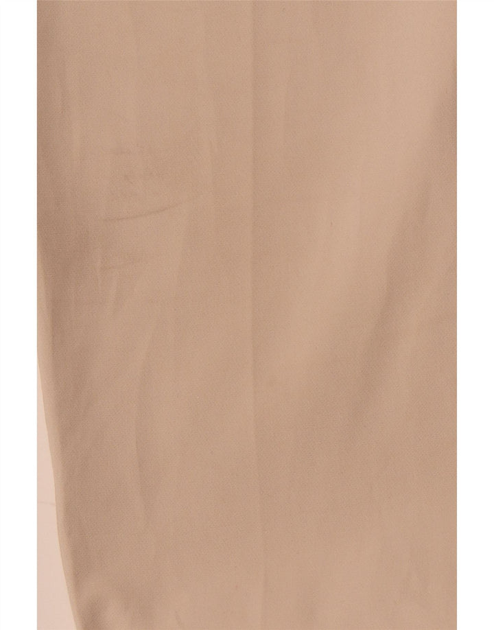 Pantaloni chino conici pentru femei ZARA XS W24 L26 bumbac bej