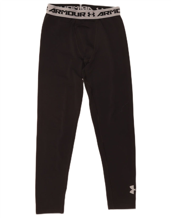 Leggings cu grafică Under Armour pentru băieți, 11-12 ani, mare, negru