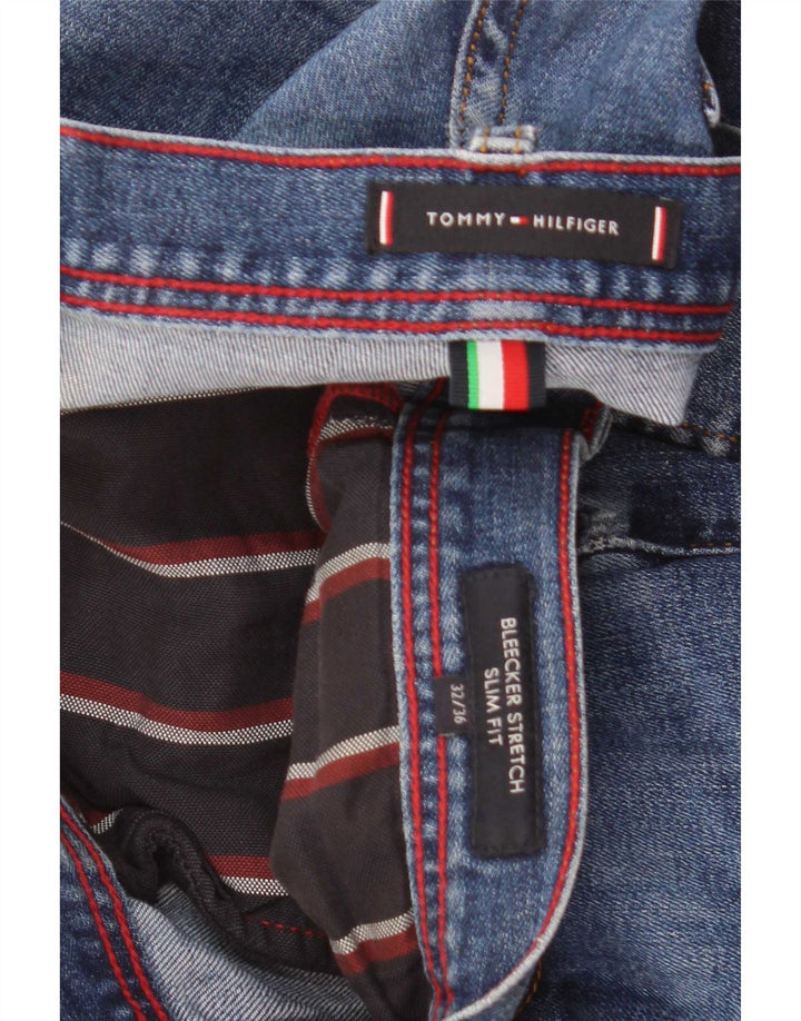 Blugi pentru bărbați Tommy Hilfiger Bleecker Slim W32 L36 Albastru