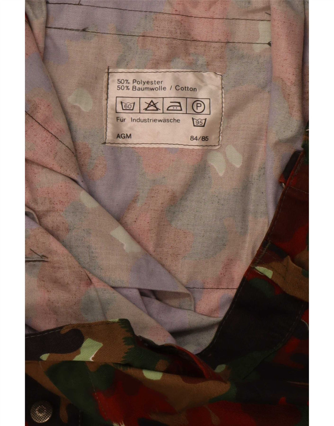 Pantaloni cargo drepți vintage pentru bărbați W46 L31 Camuflaj multicolor