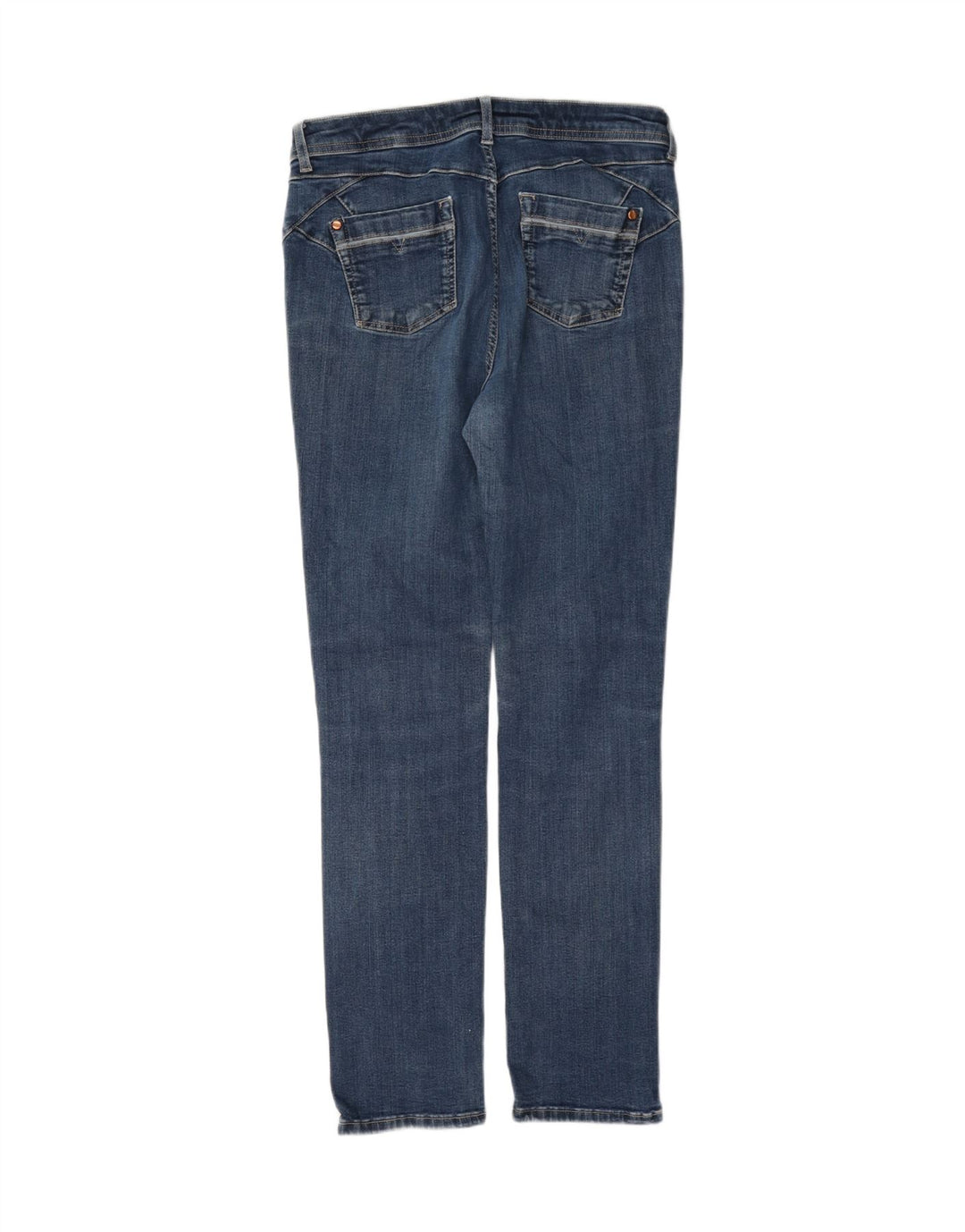 Marks & Spencer blugi slim pentru femei Per Una UK 12 Medium W28 L30 Blue Bumbac