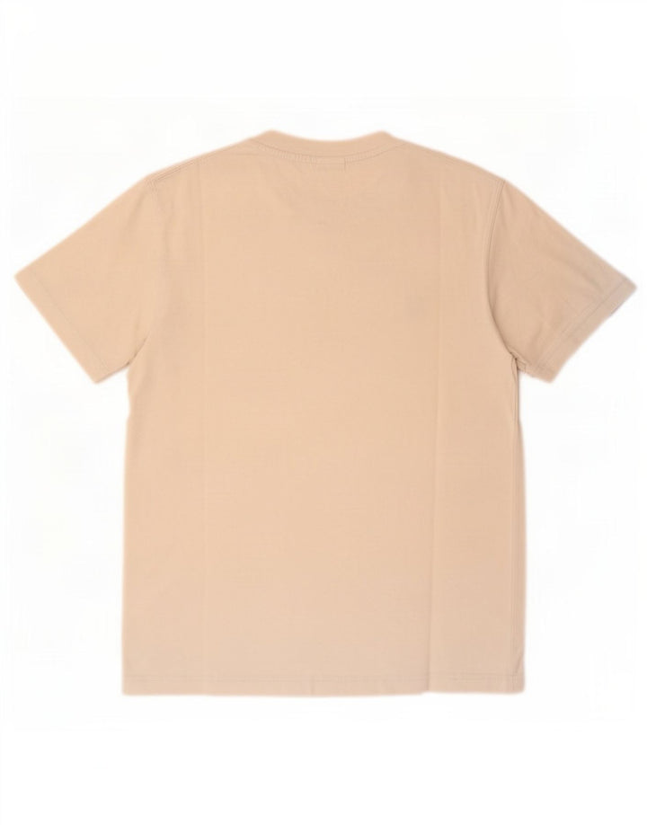 Tricou pentru bărbați Timberland Top mic, bej, bumbac
