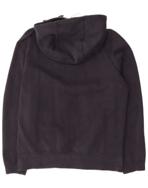 Pulover Nike pentru bărbați, cu fermoar, bumbac mediu negru