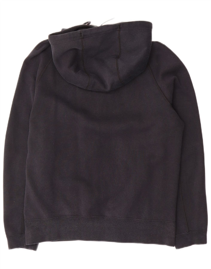 Pulover Nike pentru bărbați, cu fermoar, bumbac mediu negru