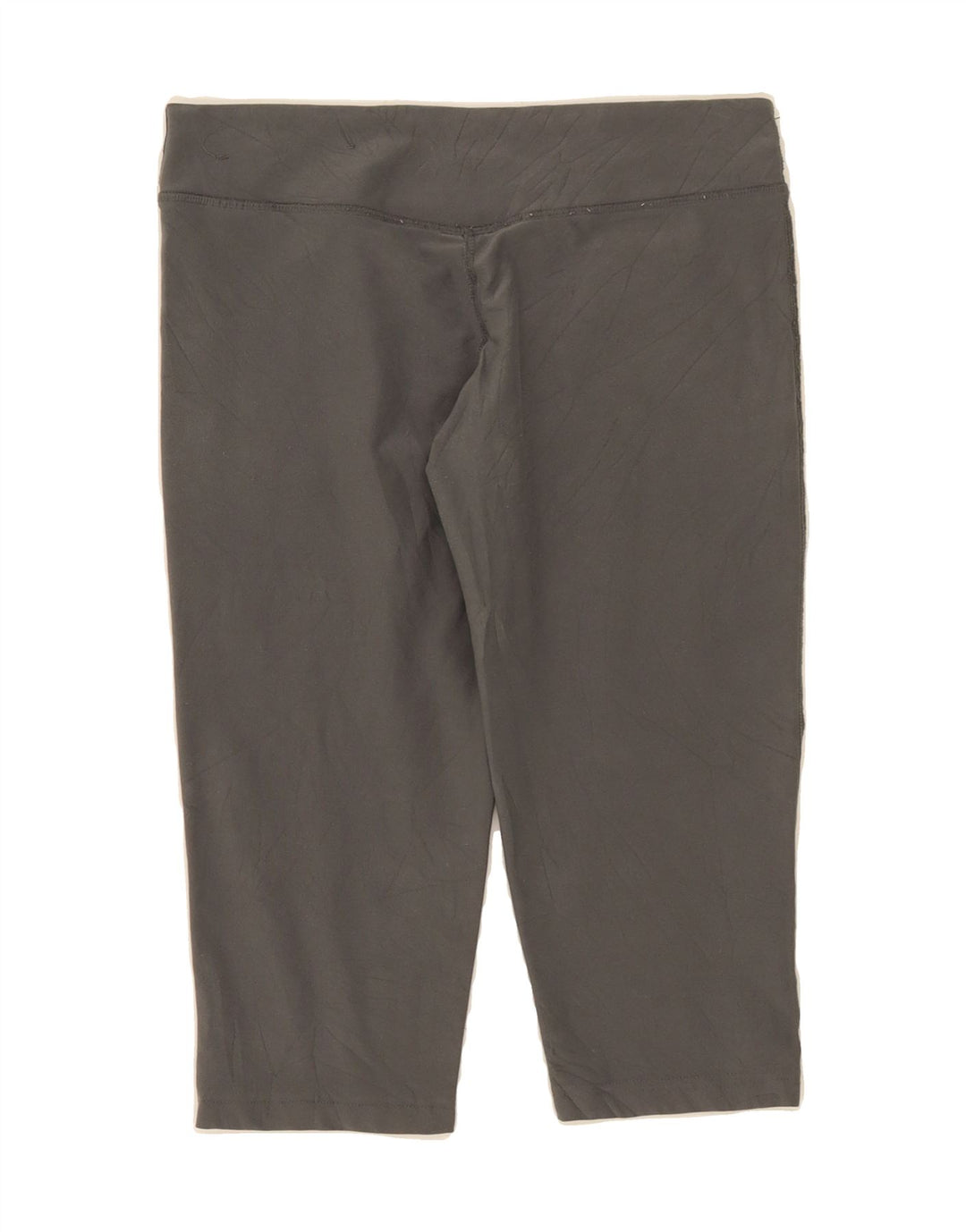 NIKE Womens Dri Fit Capri Leggings UK 16 Large Grey Striped Polyester Vintage Nike and Second-Hand Nike from Messina Hembry 