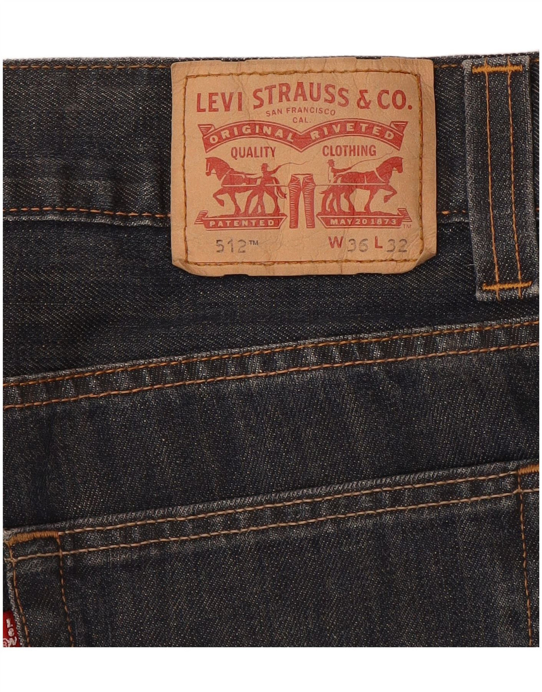 Blugi LEVI'S 512 Bootcut W36 L32 Albastru