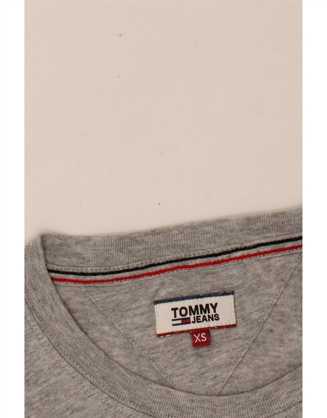 TOMMY HILFIGER Tricou grafic pentru femei Top UK 6 XS Gri