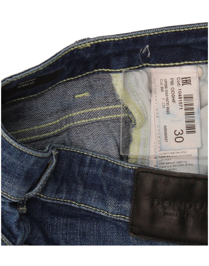 Dondup blugi skinny pentru femei W30 L30 bumbac albastru