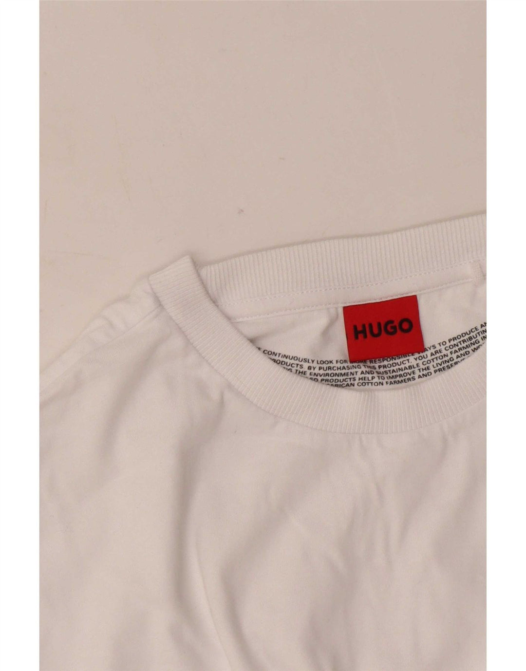 Tricou grafic pentru bărbați Hugo Boss Top mediu alb