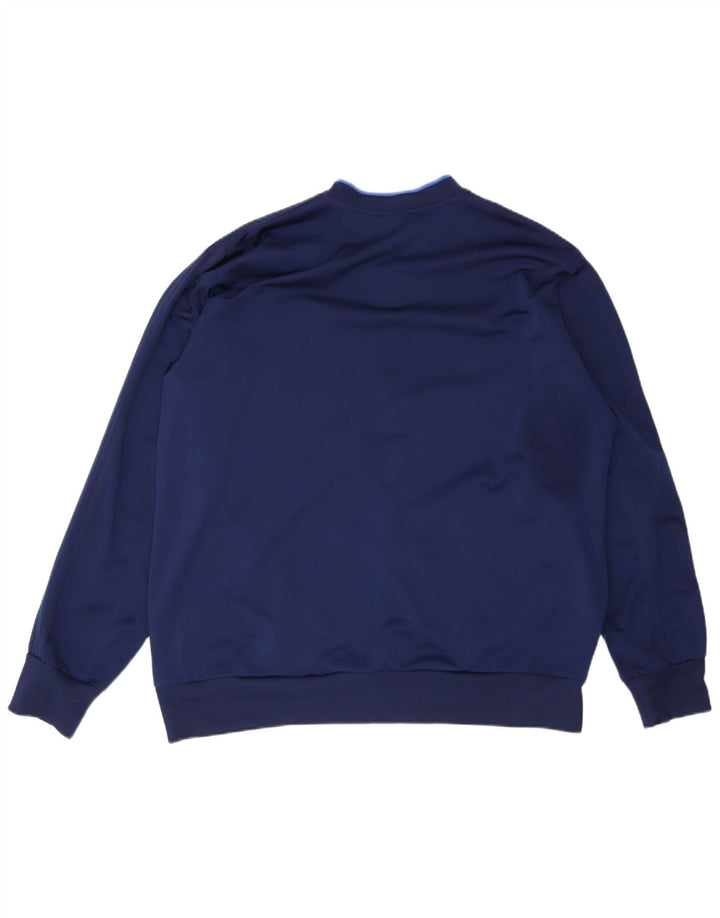 Jachetă de trening pentru bărbați Adidas, 2XL, poliester bleumarin