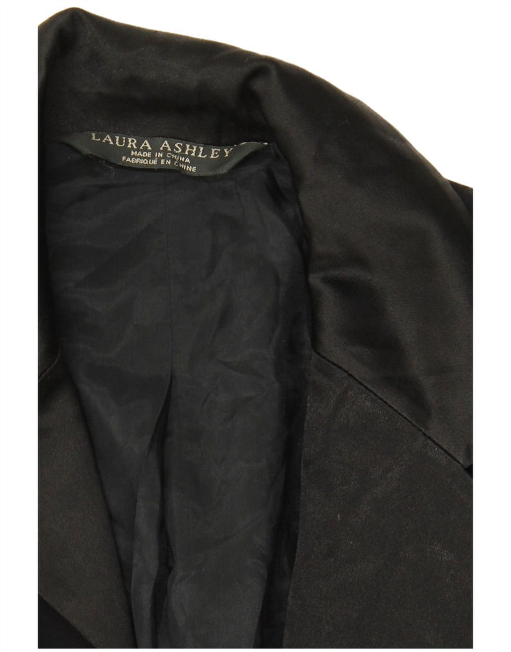 Jachetă blazer pentru femei Laura Ashley cu 1 nasture UK 12 Medium Black