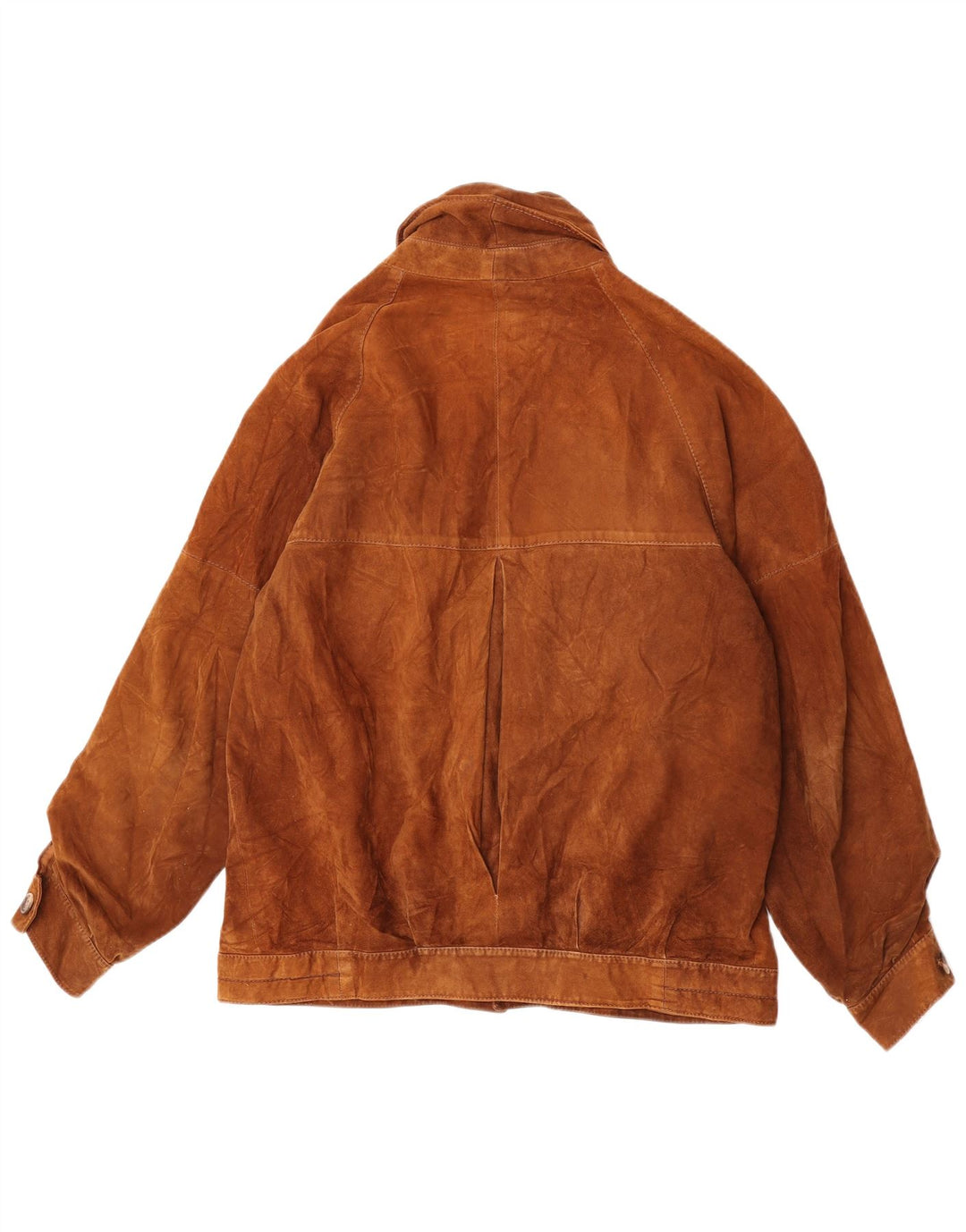 Jachetă vintage pentru bărbați din piele intoarsa IT 54 2XL din piele maro