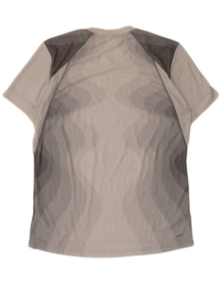 Tricou pentru bărbați Adidas Top mare, gri Tie Dye Poliester
