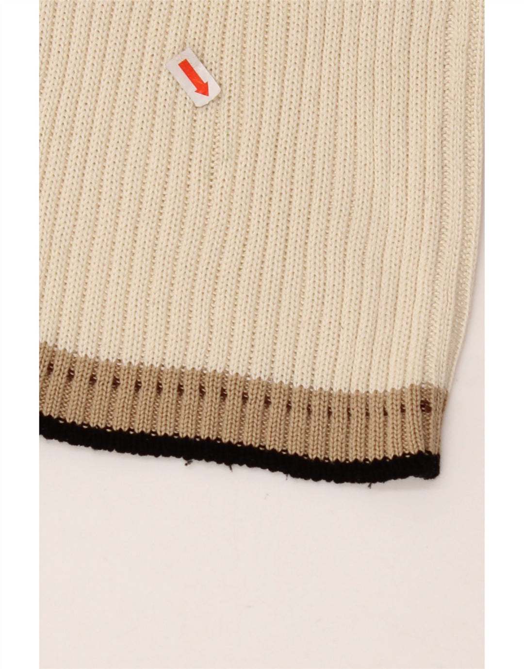 Pulover cardigan pentru femei CERRUTI 1881 UK 12 bumbac alb mediu mediu