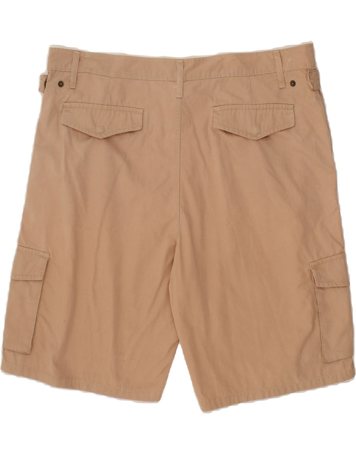 VINTAGE Mens Cargo Shorts W40 XL Beige Cotton Vintage Vintage and Second-Hand Vintage from Messina Hembry 