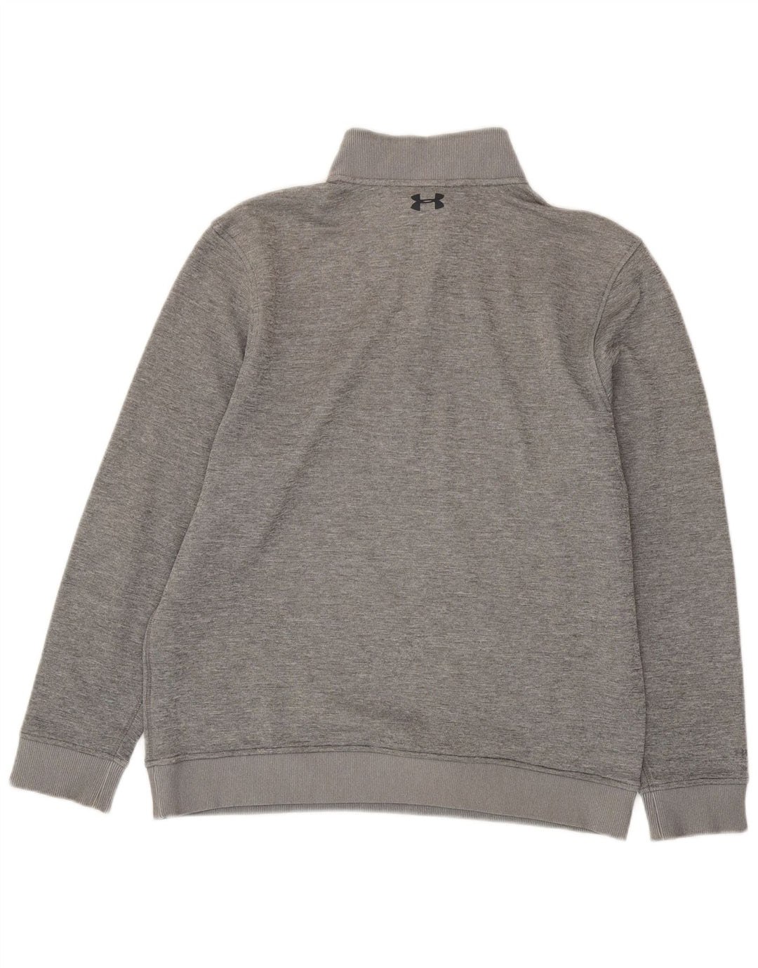 Pulover Under Armour Cold Gear pentru bărbați, cu fermoar, cu gât, mare, pete gri