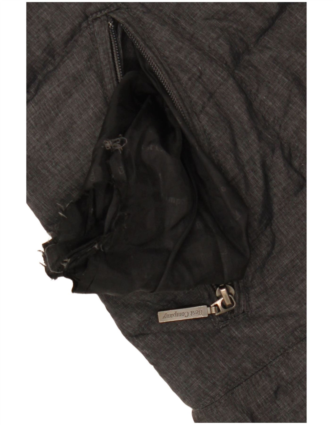 BEST COMPANY Jachetă căptușită pentru femei UK 14 Large Gri