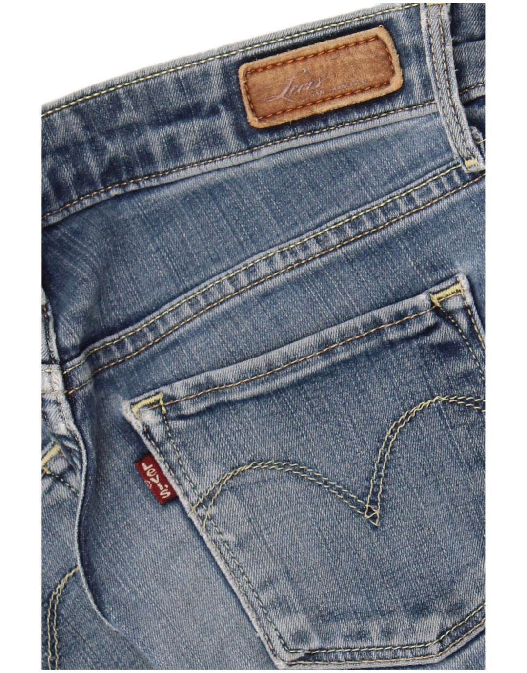Blugi skinny pentru femei Levi's W28 L28 Albastru