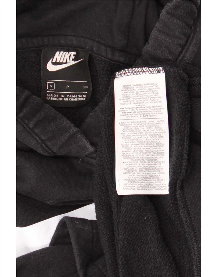 Pulover Nike Grafic pentru bărbați, bumbac mic, negru