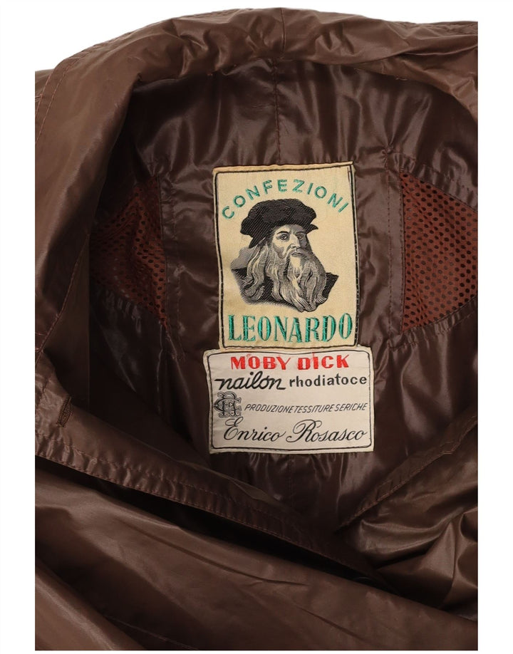 LEONARDO haină de ploaie pentru femei UK 14 maro mediu