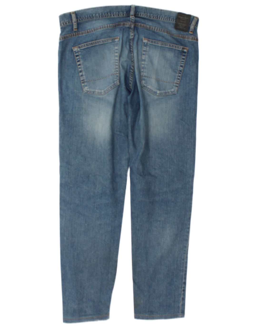 Blugi slim pentru bărbați Zara EU 44 Large W34 L30 Albastru