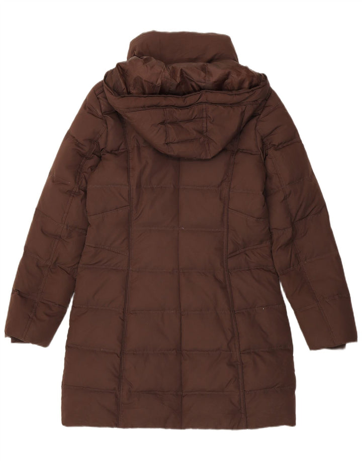 Palton căptușit cu glugă pentru femei EDC UK 14 Poliester maro mediu