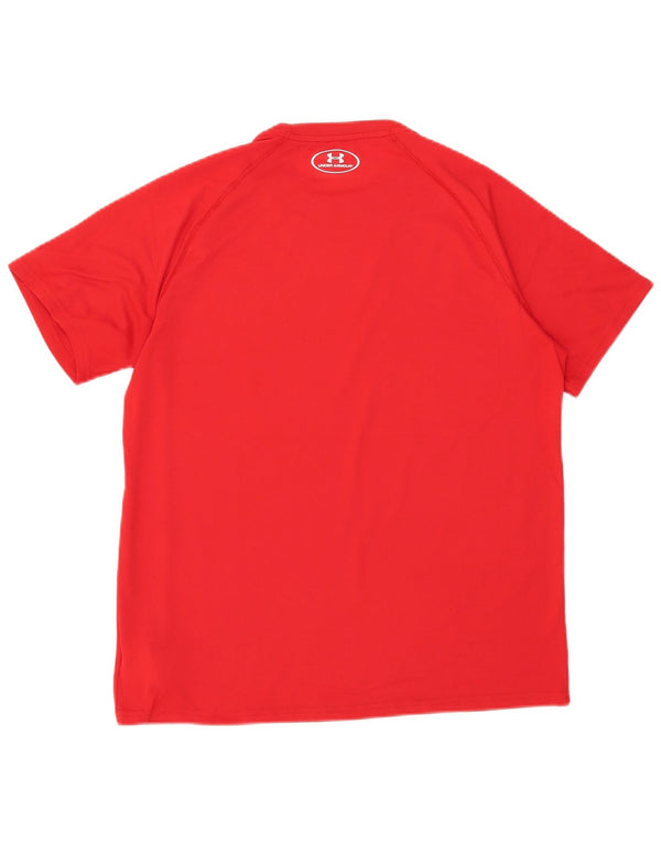 Tricou Under Armour pentru bărbați Heat Gear Top Medium Red Poliester
