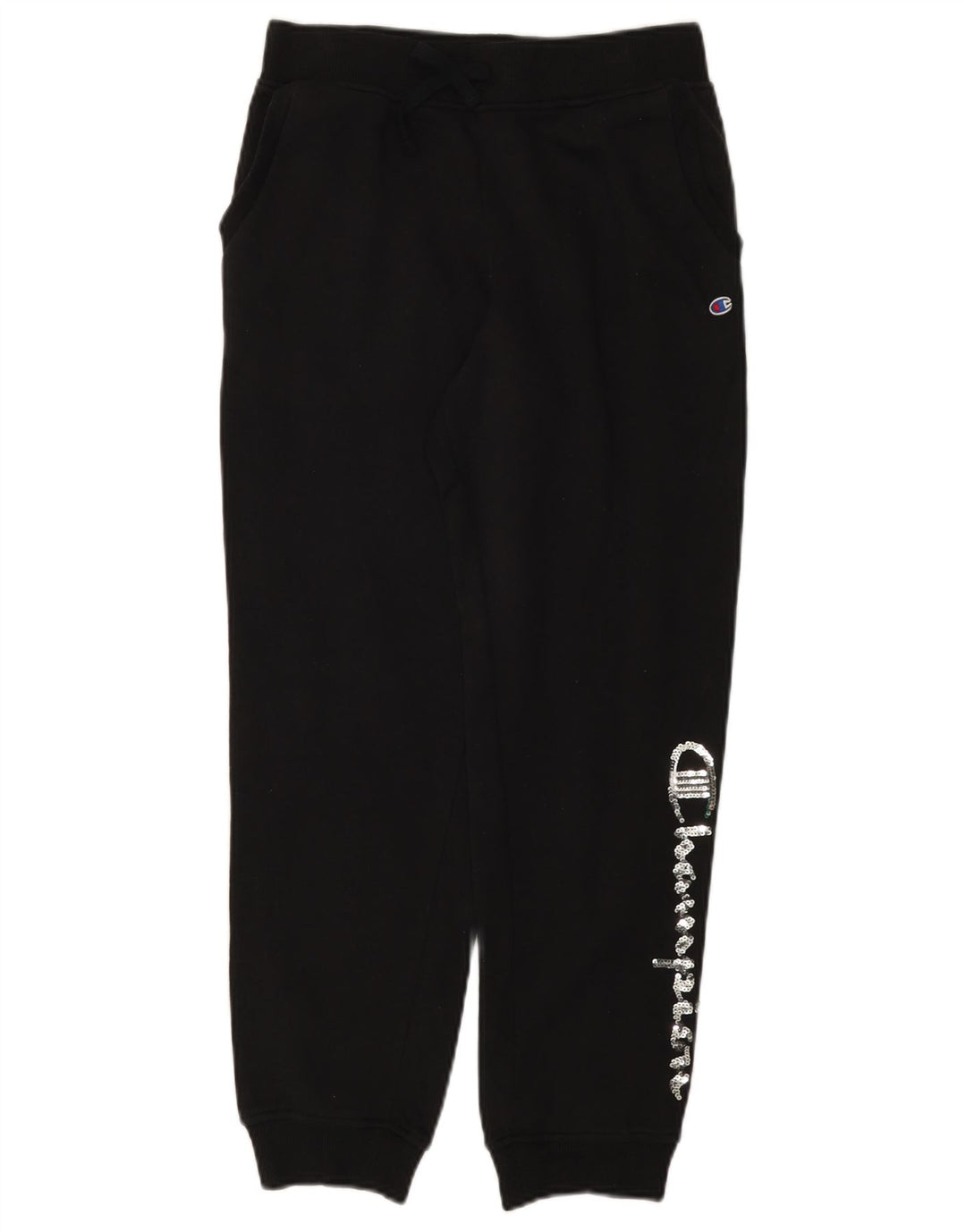 CHAMPION Fete Grafic Pantaloni Trening Pantaloni Joggeri 13-14 Ani XL Negru