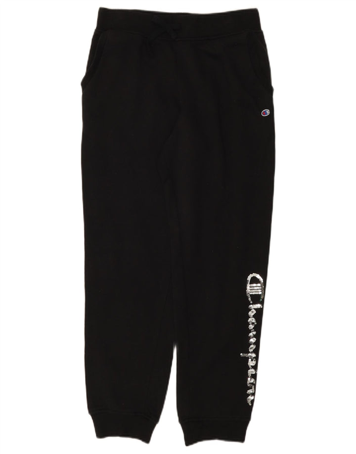 CHAMPION Fete Grafic Pantaloni Trening Pantaloni Joggeri 13-14 Ani XL Negru