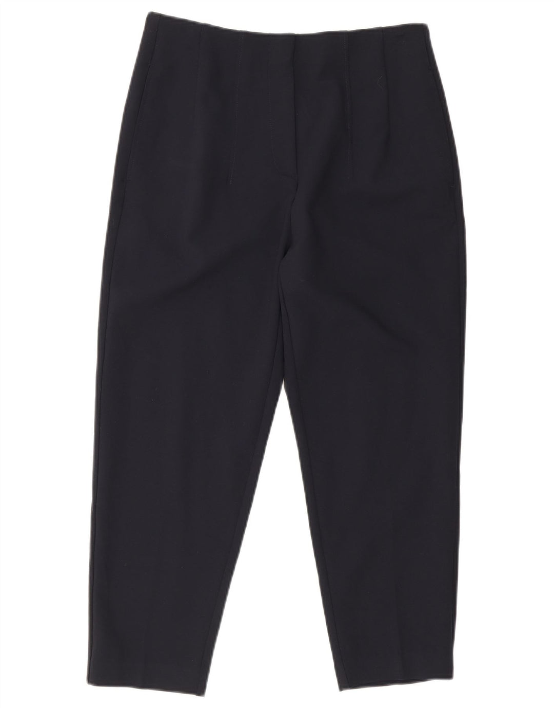 Pantaloni tăiați pentru femei Marks & Spencer UK 12 Medium W28 L23 Bleumarin