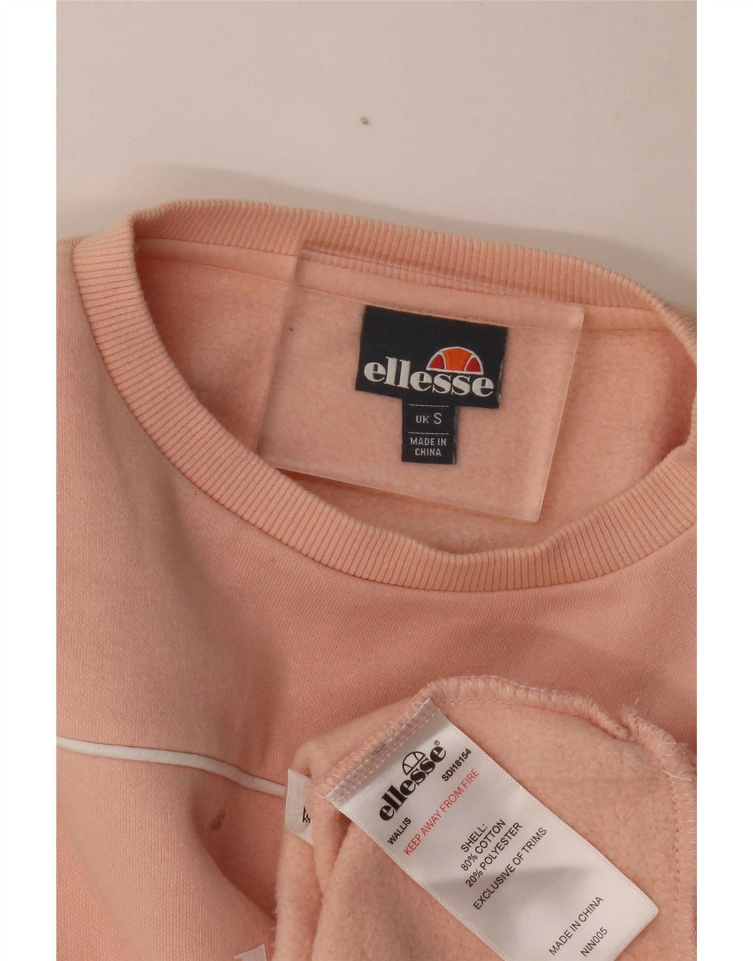 Pulover supradimensionat cu grafic pentru femei Ellesse UK 10 Mic portocaliu