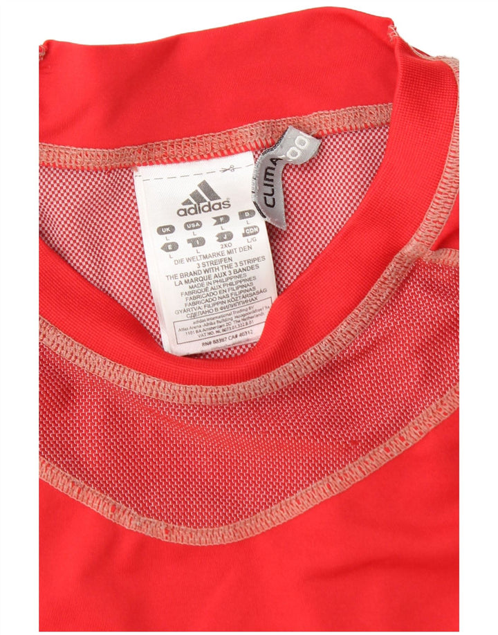 Tricou Adidas Climacool pentru bărbați Top mare, roșu, poliester color bloc