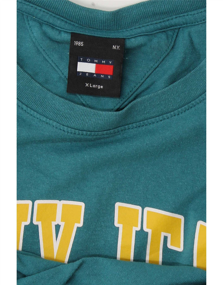 Tricou grafic pentru bărbați Tommy Hilfiger Top XL Albastru
