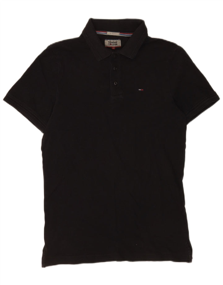 Tricou polo slim fit Tommy Hilfiger pentru bărbați, negru
