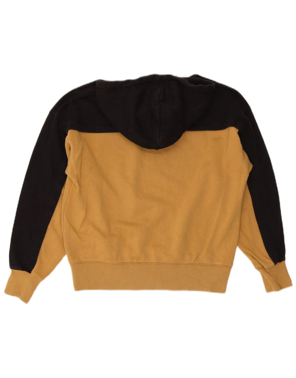 Pulover cu glugă cu grafic Champion pentru femei UK 14 Medium Yellow Colorblock
