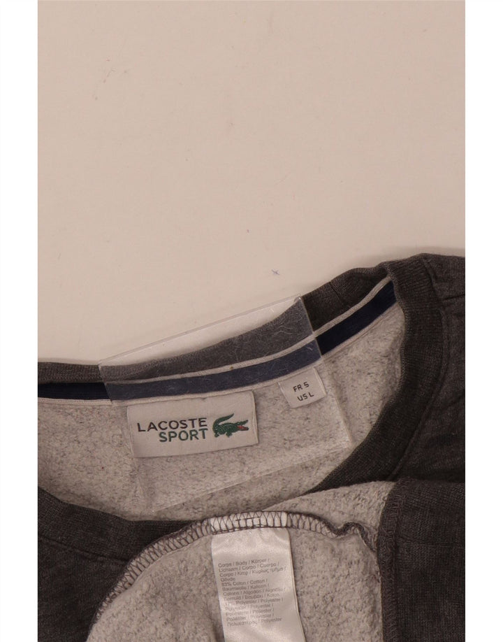 Pulover pentru bărbați Lacoste Pulover Mărimea 5 mare bumbac gri