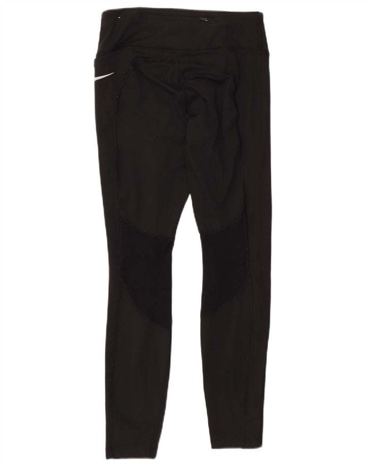 Leggings Dri Fit NIKE pentru femei UK 10 Poliester negru mic