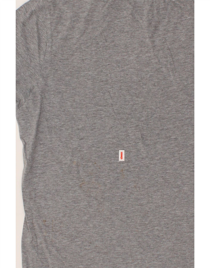 TOMMY HILFIGER Tricou grafic pentru bărbați Top din bumbac gri mediu