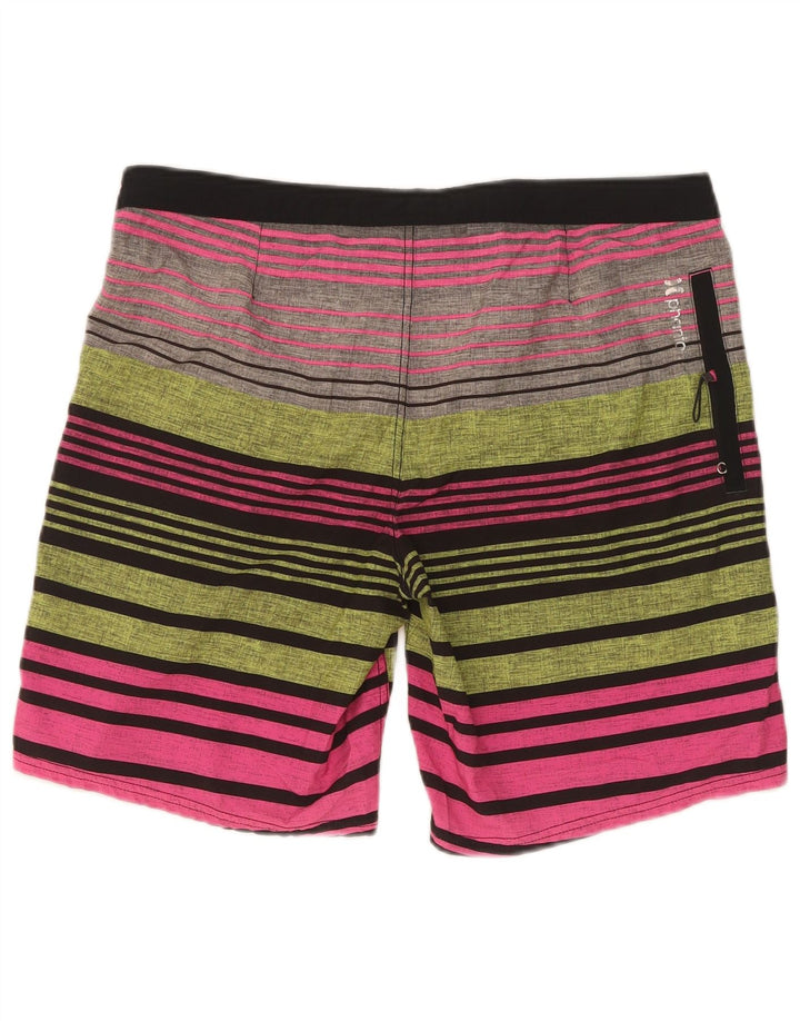 Pantaloni scurți de înot Hurley Phantom pentru bărbați, cu dungi medii, multicolore