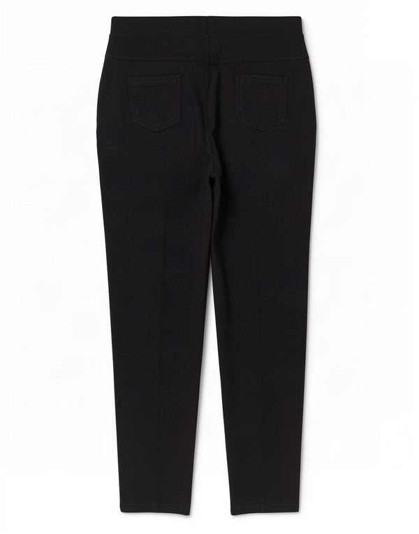 Pantaloni vintage obișnuiți pentru femei IT 46 Large W32 L27 Bumbac bleumarin