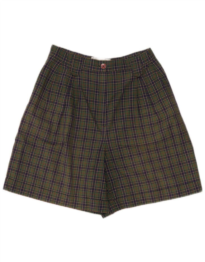 Pantaloni scurți chino pentru femei All Over IT 44 Medium W28 Green Check