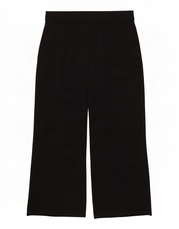 Pantaloni casual pentru femei Marks & Spencer, cu croiala lejeră, UK 16 Large W34 L28 Negru