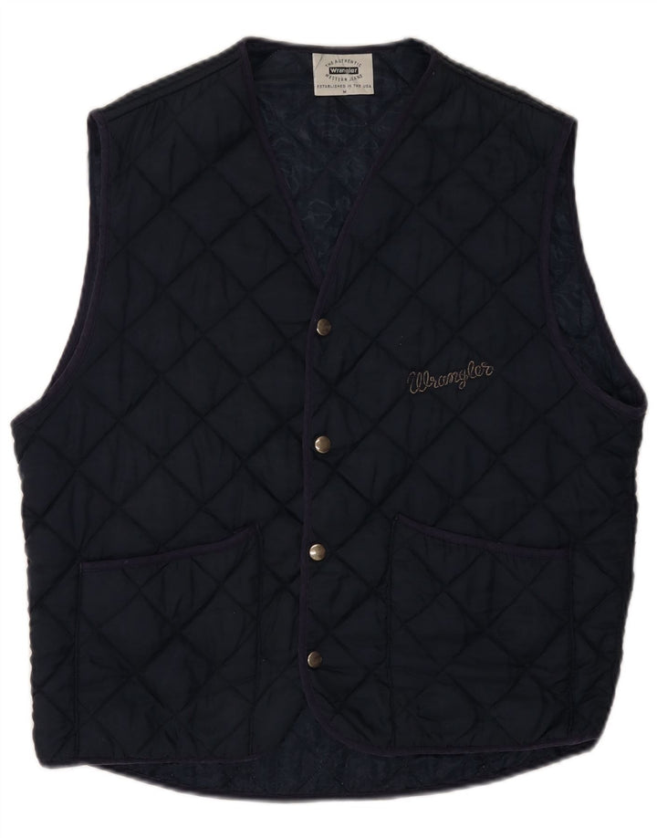 Wrangler Gilet matlasat pentru bărbați UK 38 Medium Bleumarin Poliamidă