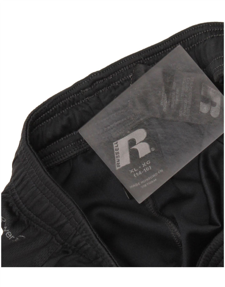 RUSSELL ATHLETIC Pantaloni scurți sport băieți 14-15 ani XL poliester negru