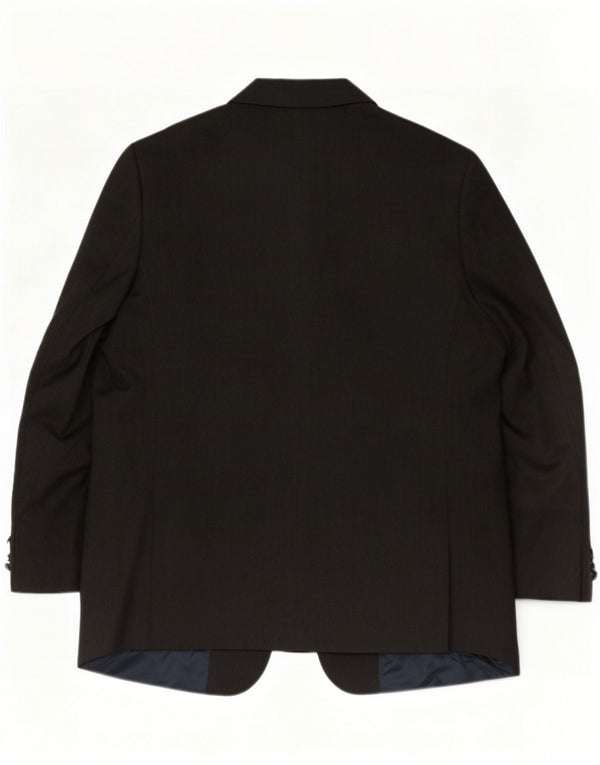 Jachetă pentru bărbați Marks & Spencer, lungă cu 2 nasturi, UK 46 XL, poliester gri