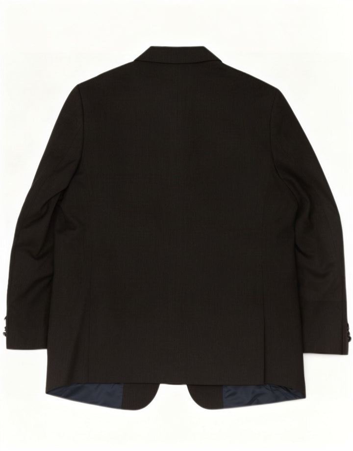 Jachetă pentru bărbați Marks & Spencer, lungă cu 2 nasturi, UK 46 XL, poliester gri